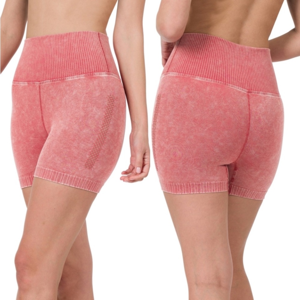 ZENANA New❤️🍎♥️High waist Workout Shorts